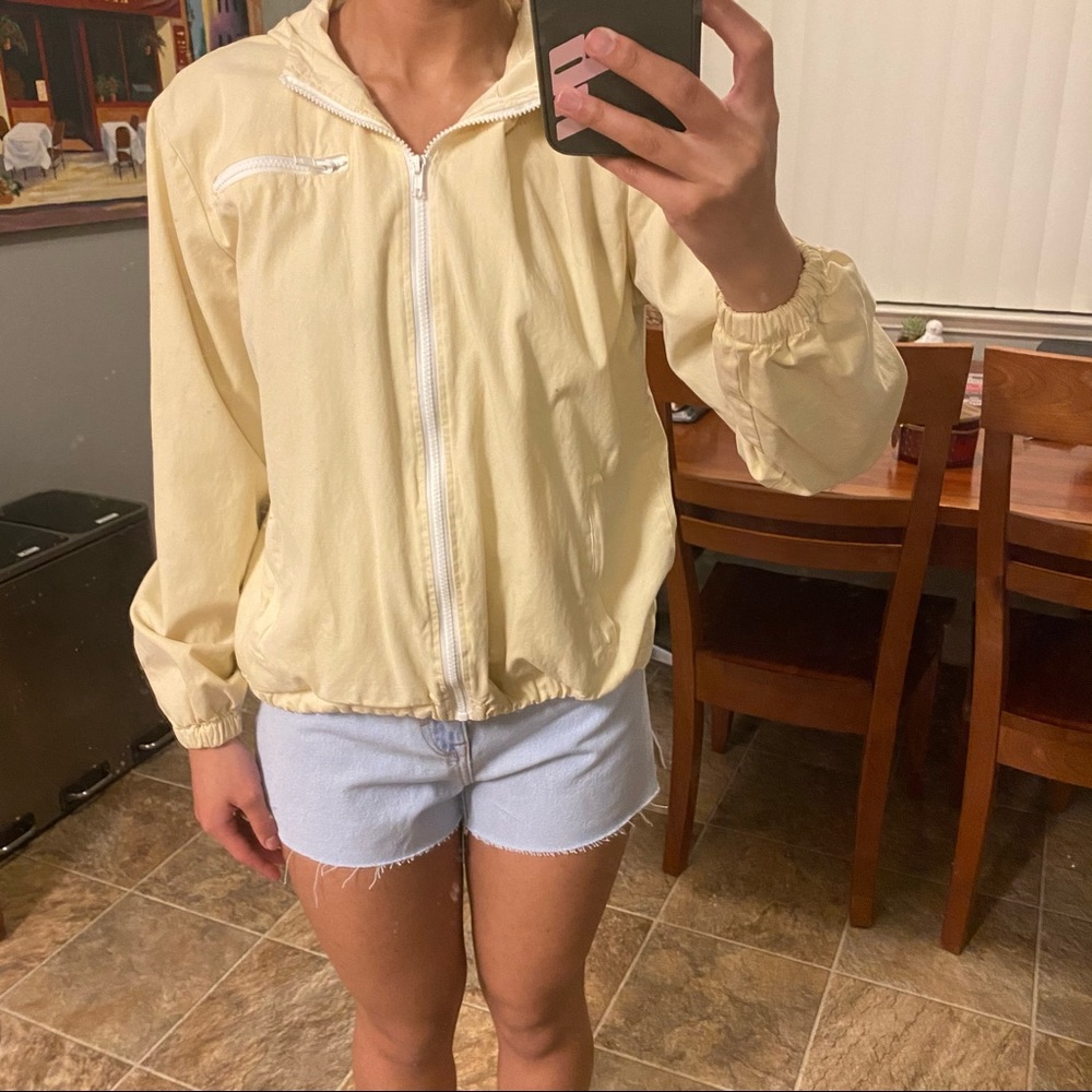 Yellow Windbreaker